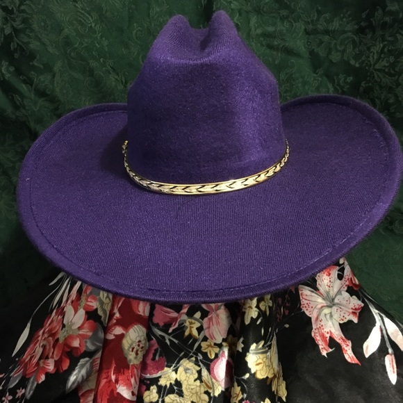 Dark Purple Cowboy Cowgirl Hat 